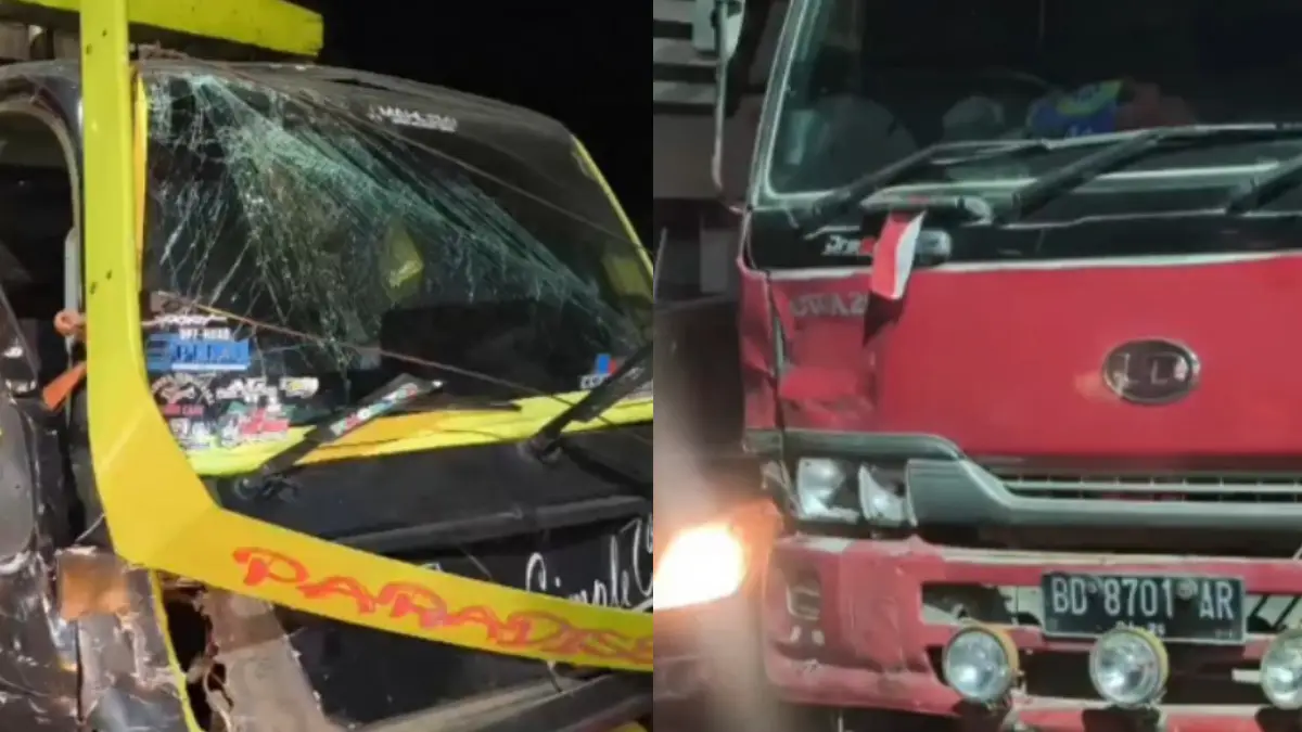 Sempat Bikin Macet, Kronologi Tabrakan Truk di Gunungguruh Sukabumi