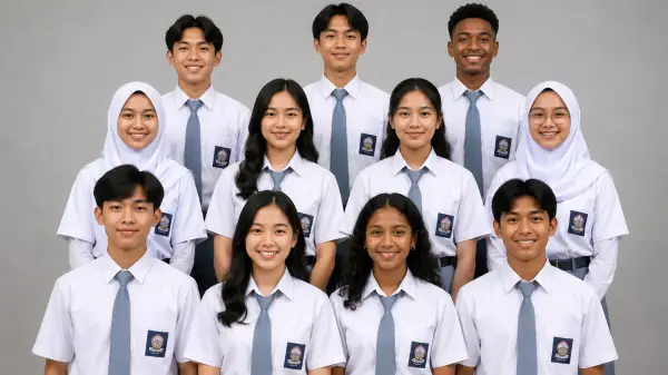 Pelajar penerima Program Beasiswa Nusa Putra (Beasiswa Gubernur Jawa Barat 2026). | Foto: Nusa Putra University