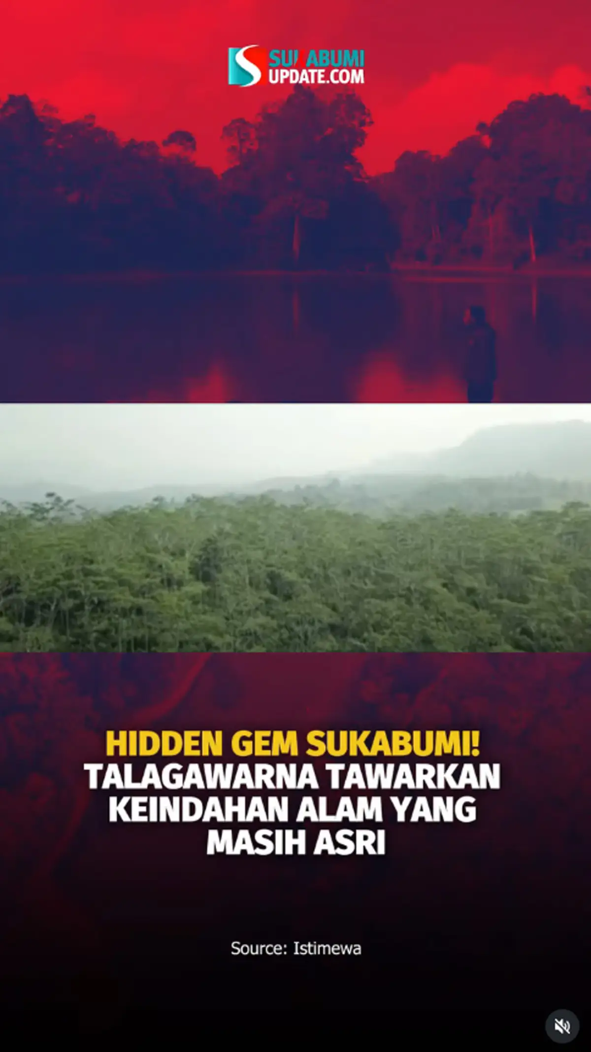 Hidden Gem di Sukabumi! Talagawarna Tawarkan Keindahan Alam yang Masih Asri