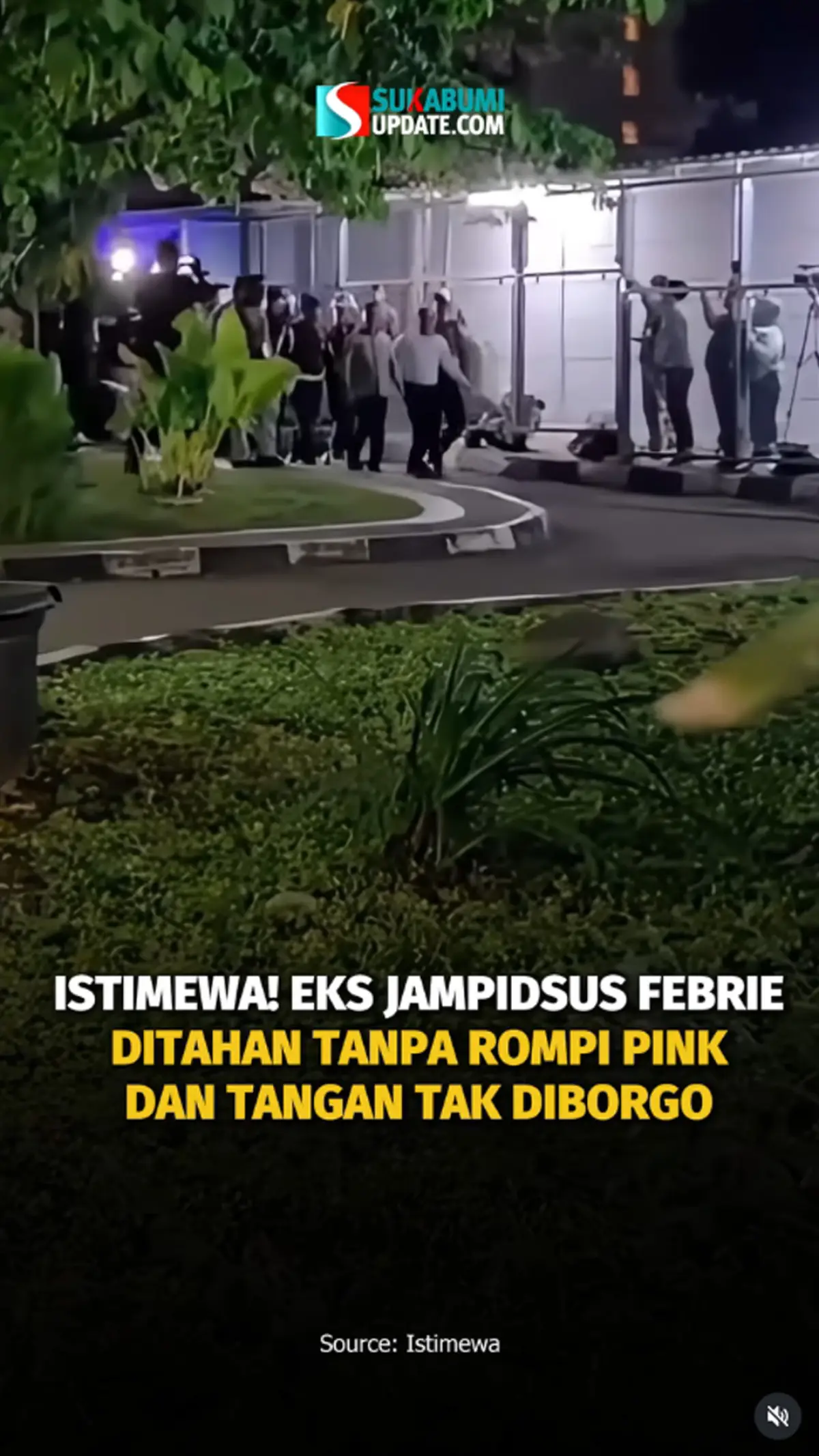 Istimewa! Eks Jampidsus Febrie Ditahan Tanpa Rompi Pink dan Tangan Tak Diborgol