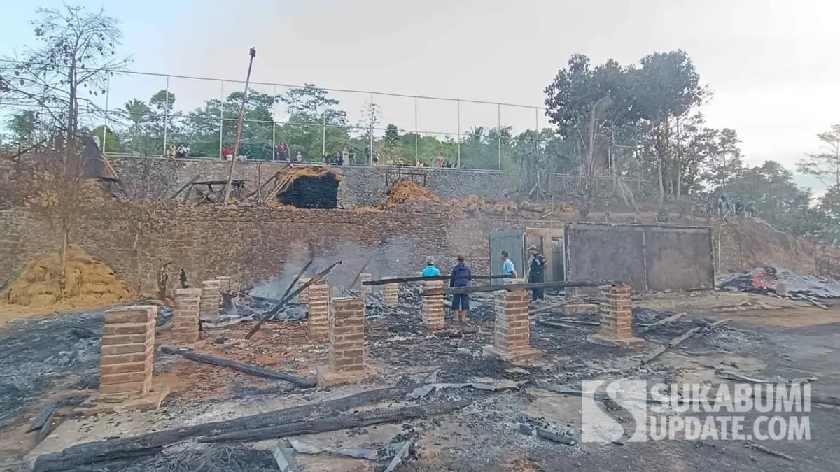 Kebakaran Kasepuhan Ciptamulya Hanguskan 49 Leuit dan Puluhan Ton Cadangan Pangan