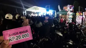 Karcis Rp20 ribu di konser Ombak Reggae Syukuran Nelayan Minajaya menjadi sorotan. Foto Ilustrasi. (Sumber Foto: AI/Istimewa)