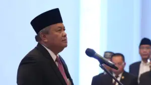 Gubernur Indonesia Perry Warjiyo mengundurkan diri dari jabatannya, pada Senin (27/7/2026) (Sumber: dok bank indonesia)