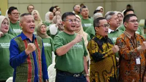 Wagub Jabar Erwan Setiawan saat menghadiri kegiatan Bimbingan Teknis (Bimtek) Keluarga Berintegritas bersama KPK. (Sumber Foto: Humas Jabar)
