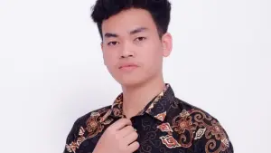 Sajjad Abdullah, anak muda Sukabumi di ajang batik nusantara 2026 (Sumber: dok sajjad)