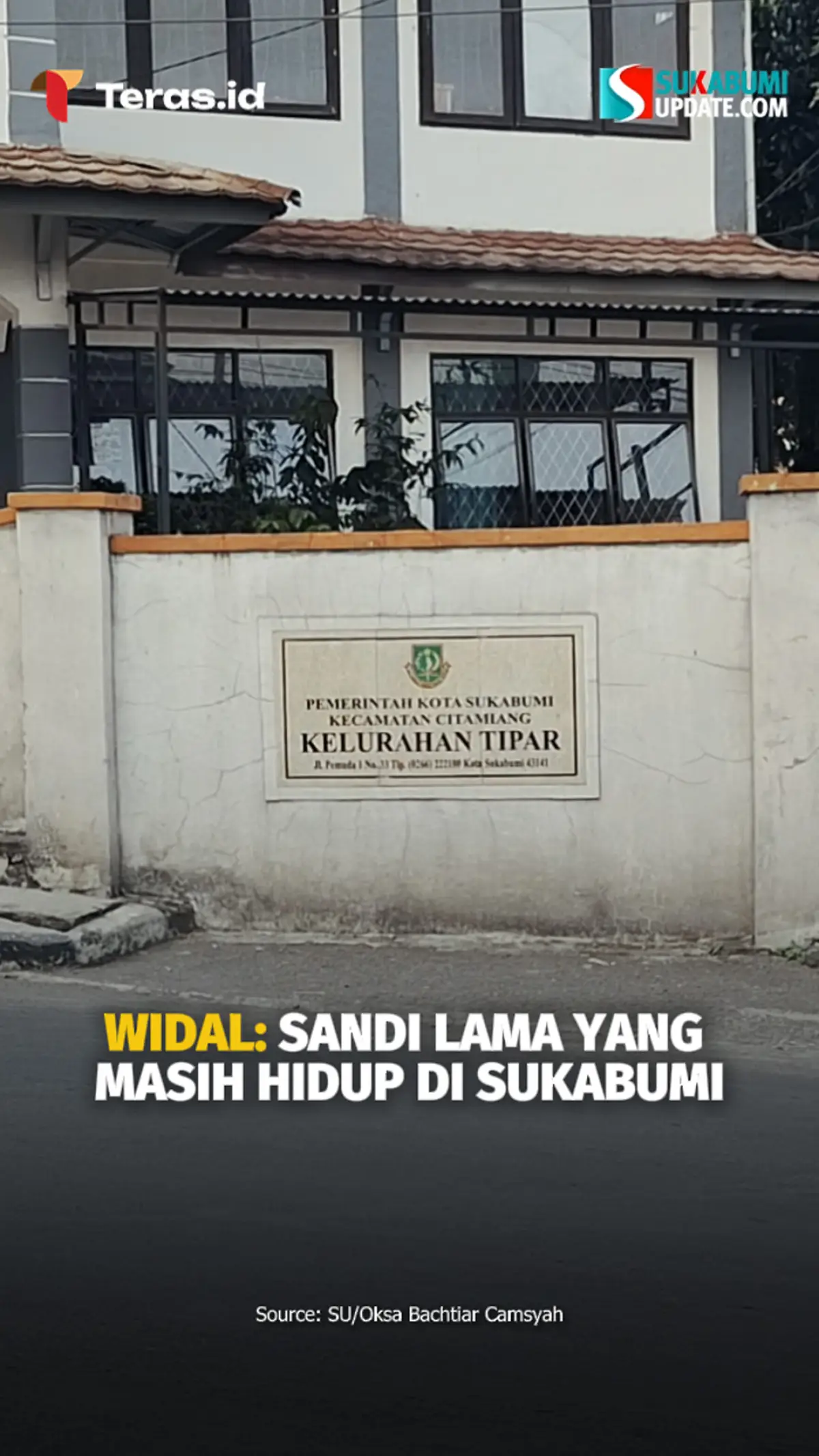 Widal: Sandi Lama yang Masih Hidup di Sukabumi