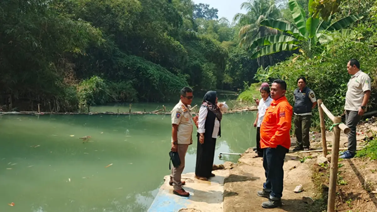 Sungai Cibolang Sempat Keruh, Satpol PP Sukabumi Telusuri Dugaan Tambang dan Pengolahan Batu Hijau