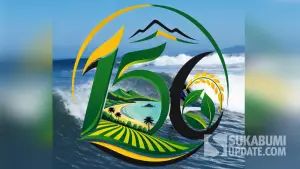 Logo HJKS 156 atau Hari Jadi Kabupaten Sukabumi tahun 2026 (Sumber: dok dispar)