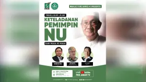 DPW Partai Kebangkitan Bangsa Jawa Barat bersama National Leadership Academy (NLA) menyelenggarakan Lecture Series bertajuk “Menelusuri Jejak Keteladanan Pemimpin NU dari Masa ke Masa (Sumber: dok pkb)