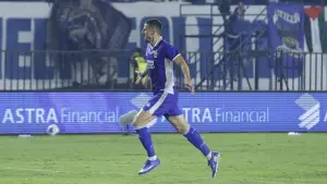 Seleberasi Balsa Sekulic setelah mencetak gol spektakuler untuk Persib Bandung ke gawang Tampines Rovers di Piala Presiden 2026. (Sumber: web/persib.co.id)