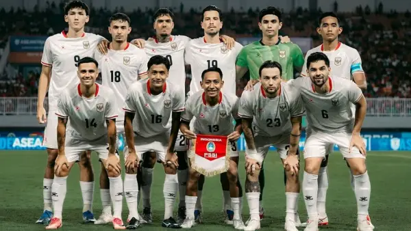 Starting line up Timnas Indonesia saat menghadapi Kamboja di Piala AFF 2026. (Sumber: Instagram/@s.pattynama)