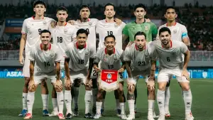 Starting line up Timnas Indonesia saat menghadapi Kamboja di Piala AFF 2026. (Sumber: Instagram/@s.pattynama)