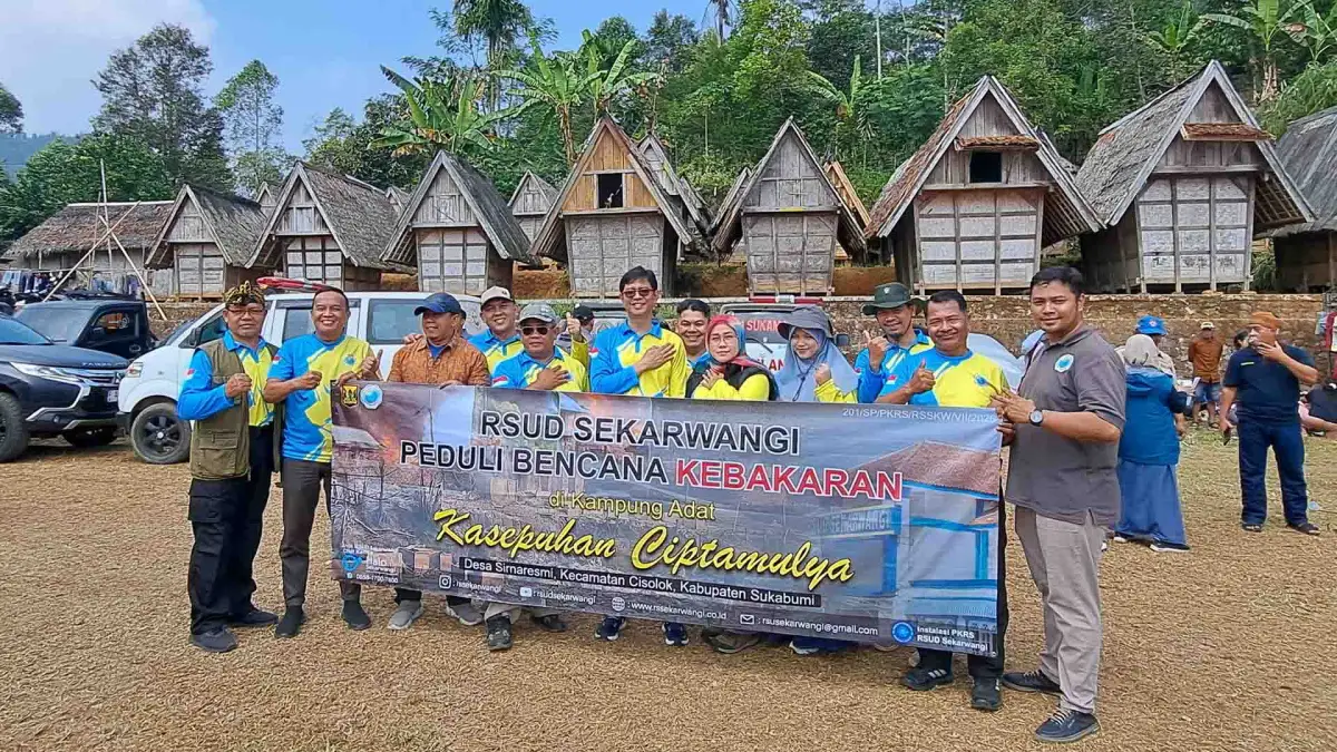 RSUD Sekarwangi Salurkan Bantuan dan Layanan Kesehatan bagi Korban Kebakaran Kasepuhan Ciptamulya