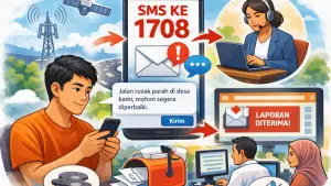 Ilustrasi AI. Layanan aspirasi dan pengaduan online rakyat atau Lapor Pemerintah Kota Sukabumi, Juli 2026 (Sumber : copilot)