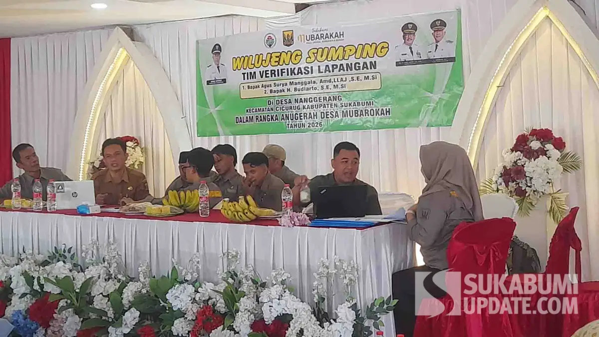 Anugerah Desa Mubarokah 2026, DPMD Sukabumi Verifikasi Administrasi & Inovasi Desa Nanggerang Cicurug