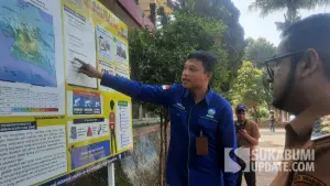 Papan scenario gempa bumi merusak di Kota Sukabumi (Sumber: sukabumiupdate)