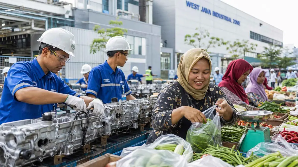 BPS Catat Ekonomi Jabar Tumbuh 5,73 Persen dan Angka Kemiskinan Terus Menurun