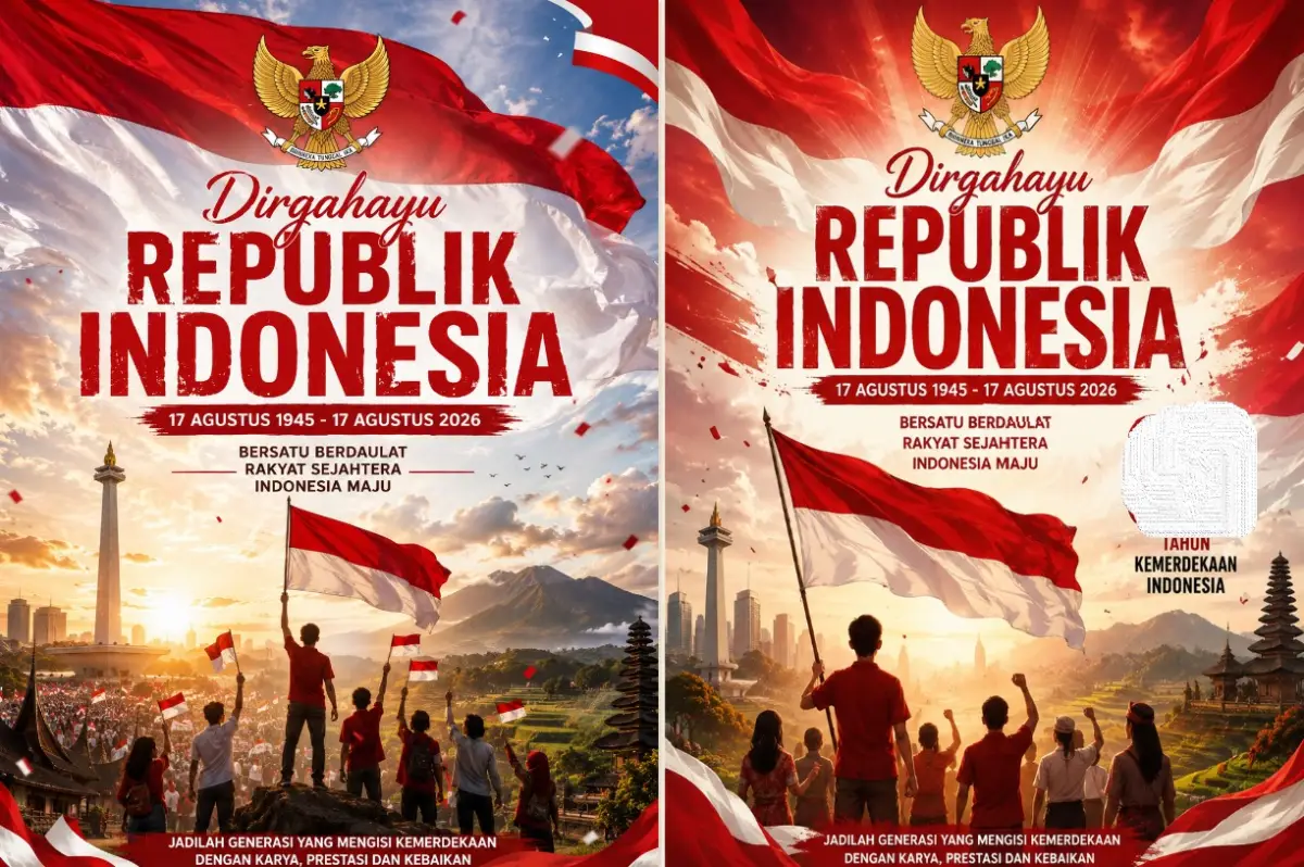 12 Prompt Ai Poster 17 Agustus Untuk Meramaikan Hari Kemerdekaan RI di Media Sosial
