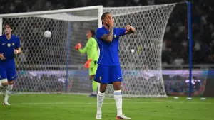 Selebrasi Joao Pedro saat membela Chelsea mengalahkan AC Milan di Jakarta, Indonesia. (Sumber: web/chelsea.com)