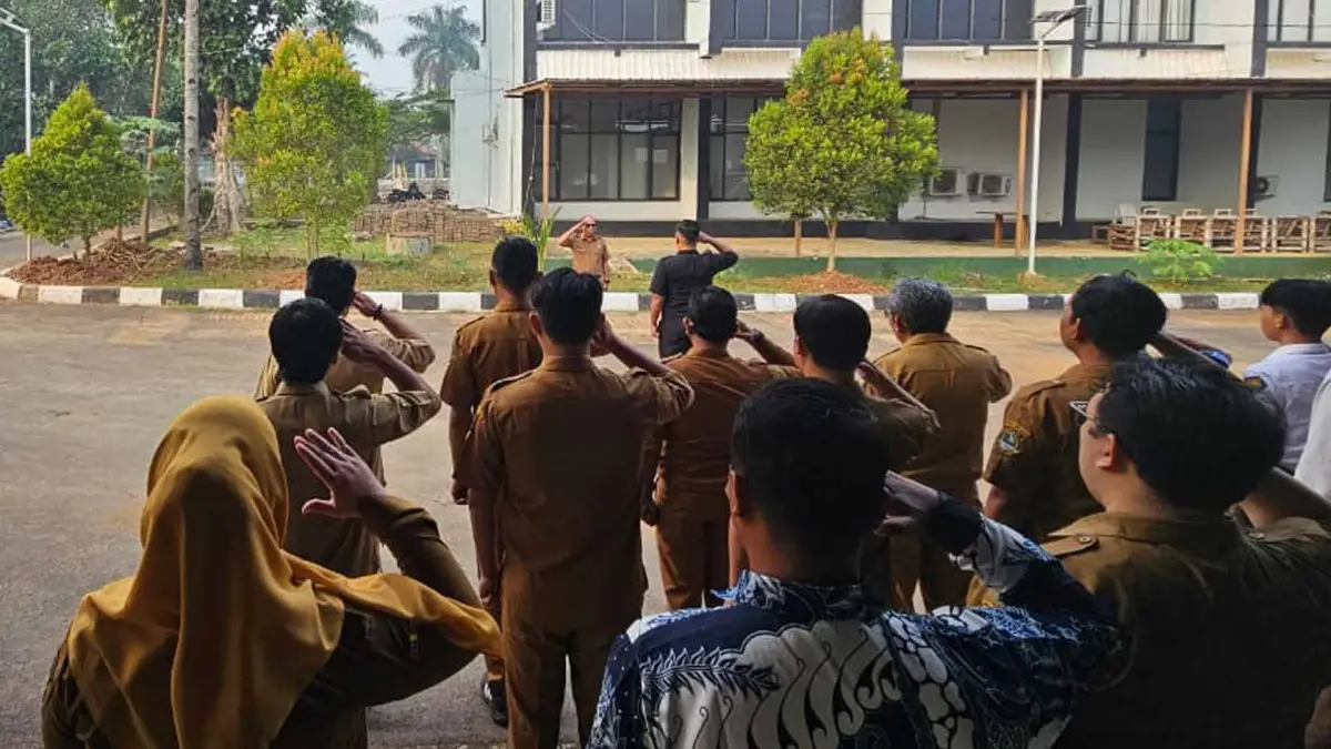 Suasana apel pagi di lingkungan BP Mektan Jabar pada Senin 10 Agustus 2026.