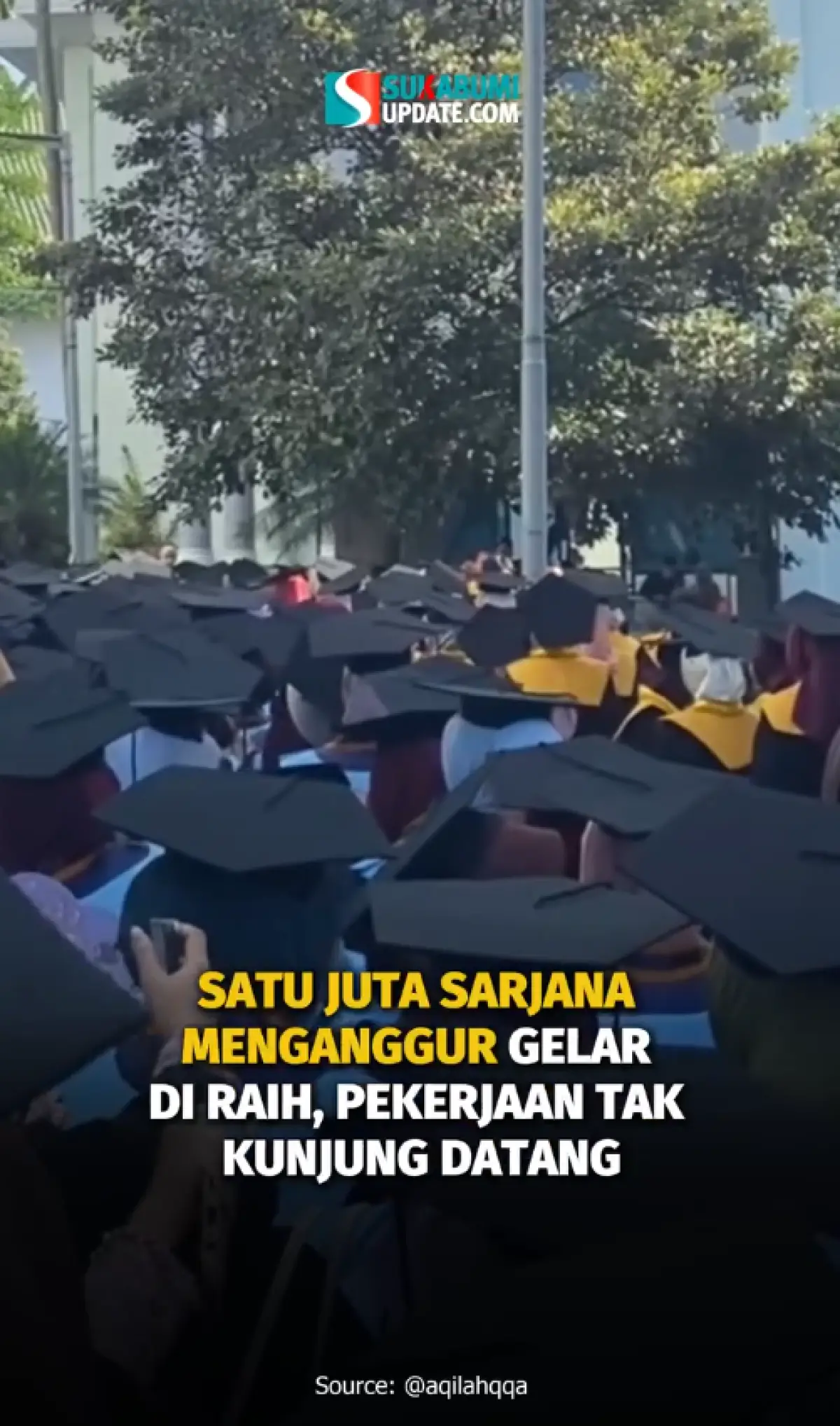 SATU JUTA SARJANA MENGANGGUR GELAR DI RAIH, PEKERJAAN TAK KUNJUNG DATANG