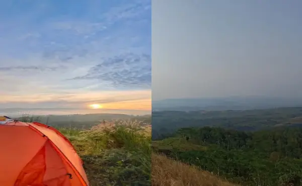 Bukit Pamancar adalah salah satu destinasi wisata alam yang menyajikan keindahan Sukabumi dari ketinggian (Sumber : Gmaps)