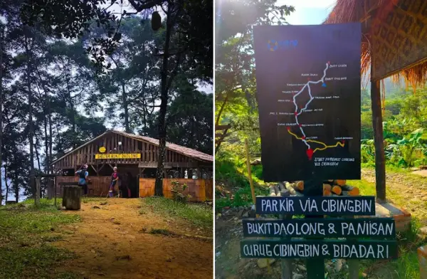 Bukit Daolong, salah satu destinasi wisata untuk trekking dan camping di Sentul, Bogor. (Sumber : Gmaps)