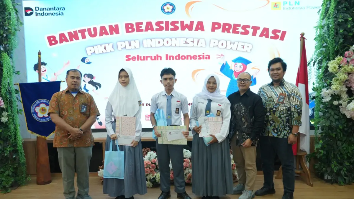 PLN Indonesia Power UBP JPR Salurkan Beasiswa Prestasi 2026 untuk Anak Pegawai dan Alih Daya