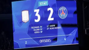 Skor pertemauan terakhir antara Paris Saint Germain menghadapi Aston Villa jelangh Piala Super UEFA (Sumber: web/avfc.co.uk)