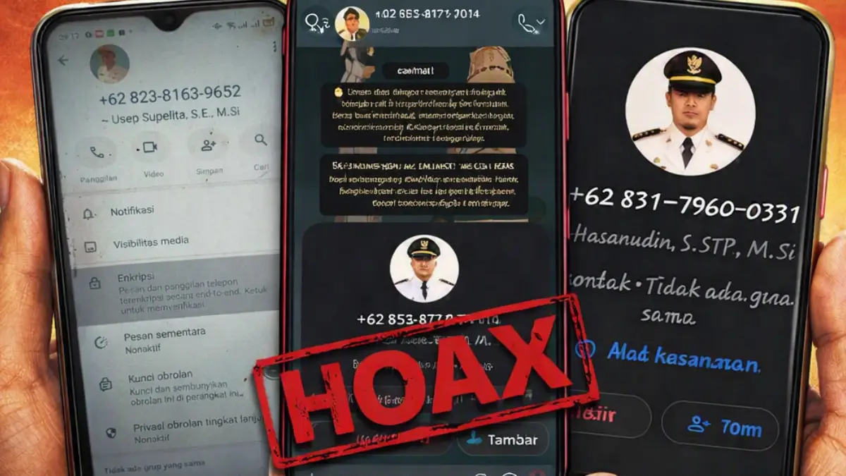 Baru Dilantik 3 Camat di Sukabumi Kena Serangan Hoax, Waspada Penipuan!