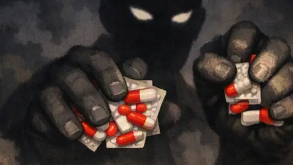 Ilustrasi AI, Latar belakang profesi pengedar obat keras di Kabupaten Sukabumi (Sumber: copilot)