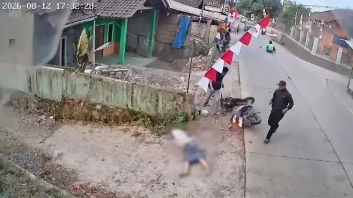 CCTV Kecelakaan Siswi SMA dan Lansia di Cikembar Beredar, Polisi Ungkap Kronologi