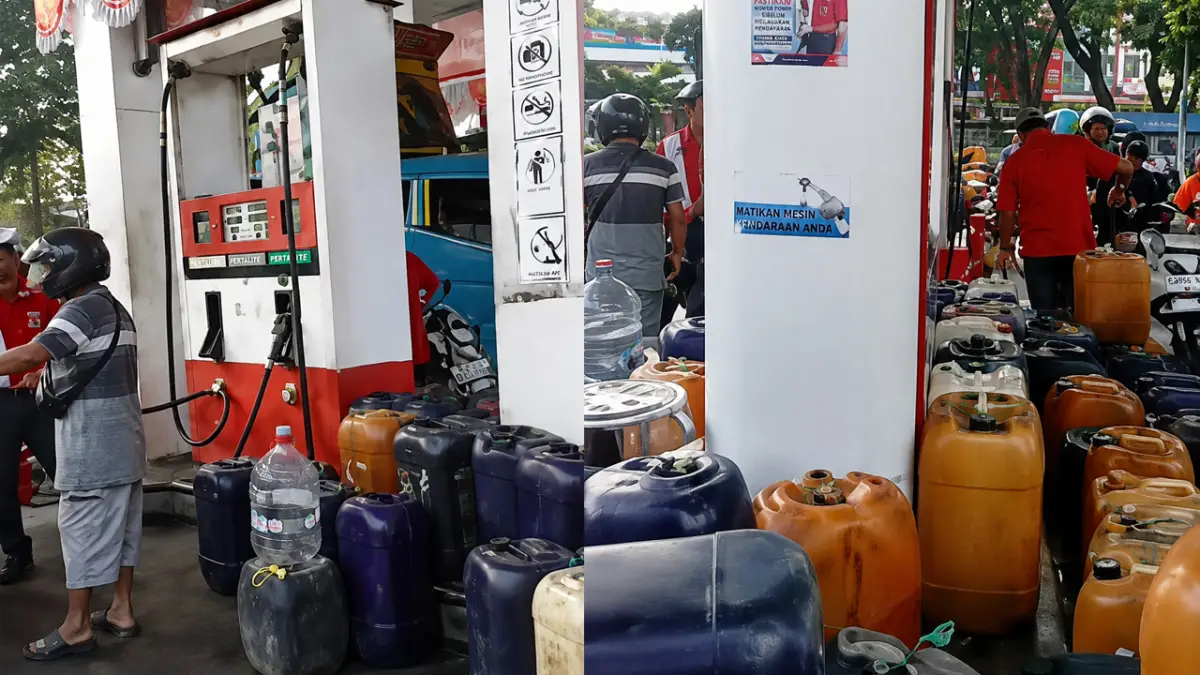 Nelayan Ngaku Ditolak Beli BBM di SPBU Dermaga Palabuhanratu, Deretan Jeriken Bikin Geger