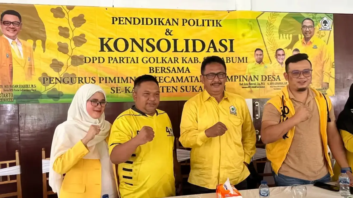 Budi Azhar dan Asep Japar dalam acara Golkar | Foto : dok. Istimewa