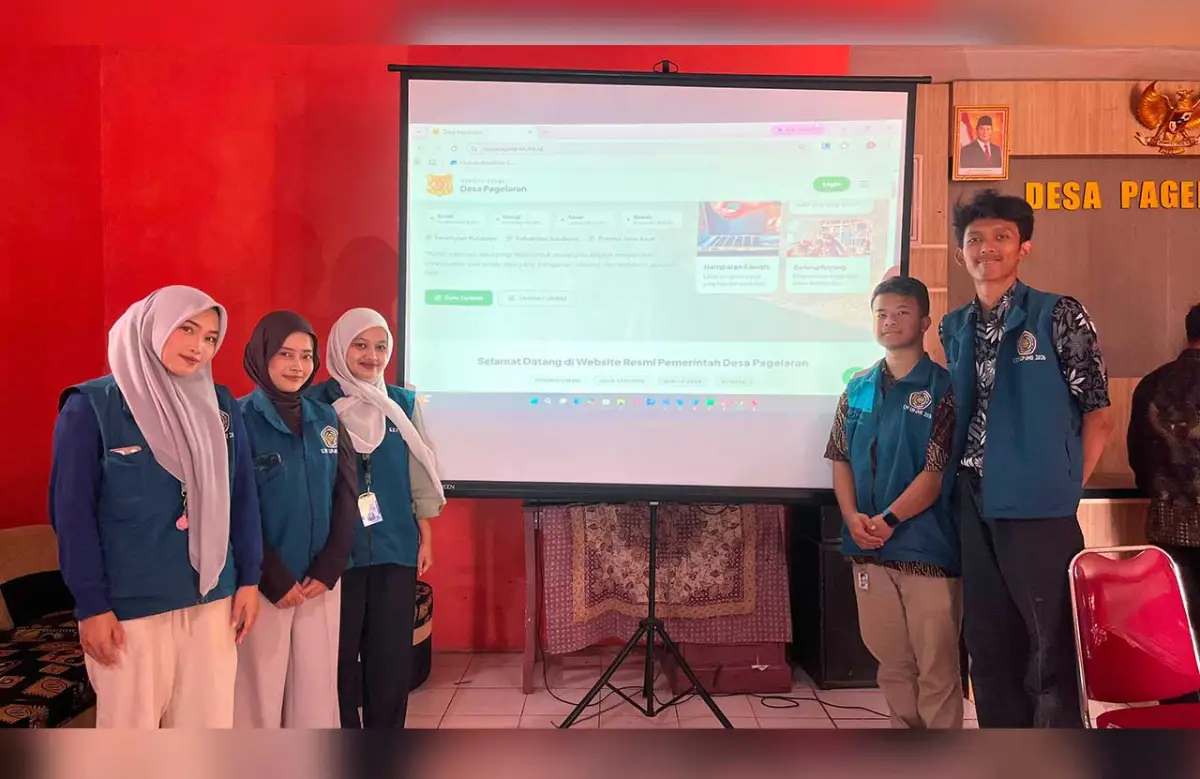 Desa Pagelaran Melangkah ke Era Digital, Website Resmi Diluncurkan Bersama Mahasiswa KKN UMMI