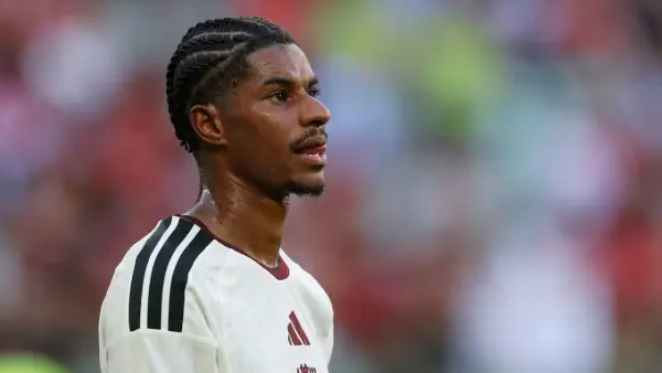 Marcus Rashford kembali bermain untuk Manchester United di laga pramusim menghadapi AC Milan. (Sumber: web/reuteus.com)