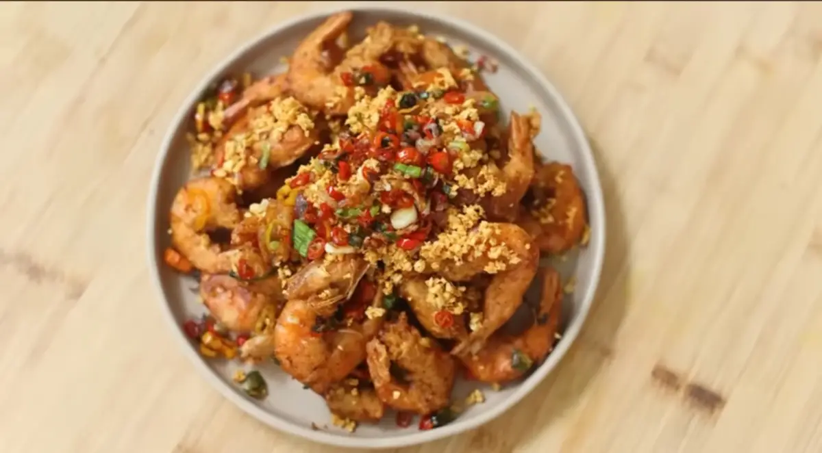 Resep Udang Cabai Garam, Pedas dan Juicy yang Cocok Jadi Menu Makan Keluarga