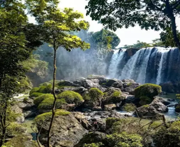 Curug Dadali, salah satu air terjun eksotis yang ada di kawasan Cianjur Selatan. (Sumber : Gmaps/Ahmad Maulana)
