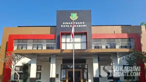 Kantor Disdikbud Kota Sukabumi di Jalan Pelabuhan II, Kecamatan Lembursitu, Kota Sukabumi. | Foto: SU/Oksa Bachtiar Camsyah