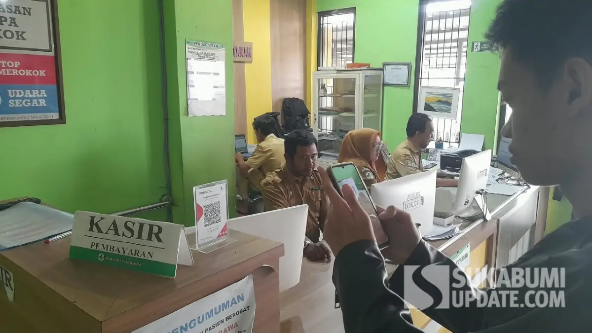 Tak Perlu Bawa Uang Tunai, Puskesmas Parungkuda Kini Sediakan Pembayaran QRIS