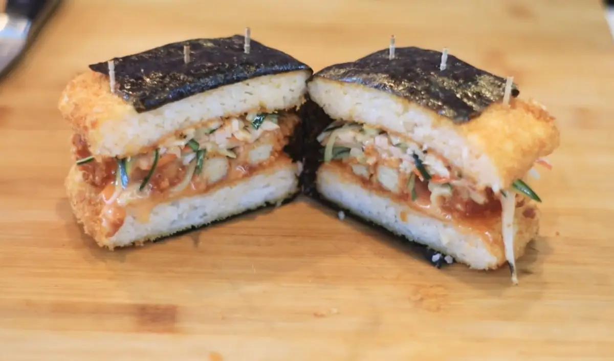 Resep Burger Sushi, Perpaduan Jepang dan Amerika yang Unik untuk Bekal