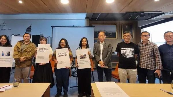 Diskusi PR2Media dan KKM bersama komunitas pers mendorong pengesahan Dana Jurnalisme. (Sumber Foto: Istimewa)