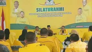 Rapat pleno DPD Golkar Kabupaten Sukabumi bahas pembentukan panita Musda berlangsung di Kantor DPD Golkar di Jalan Suryakencana, Kota Sukabumi, Selasa (25/8/2026). | Foto : Sukabumiupdate