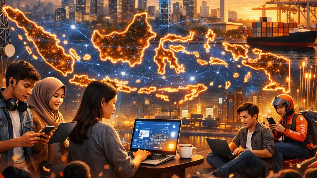 80,6 Persen Rakyat Indonesia Sudah Terhubung Internet, Potensi Pasar Ekonomi Digital