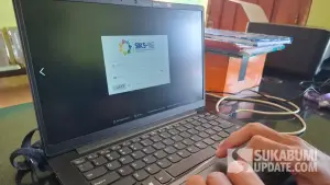 Tampilan SIKS-NG dibuka oleh perangkat Desa/Kecamatan Waluran, Kabupaten Sukabumi, Kamis (27/8/2026). | Foto: SU/Ragil Gilang