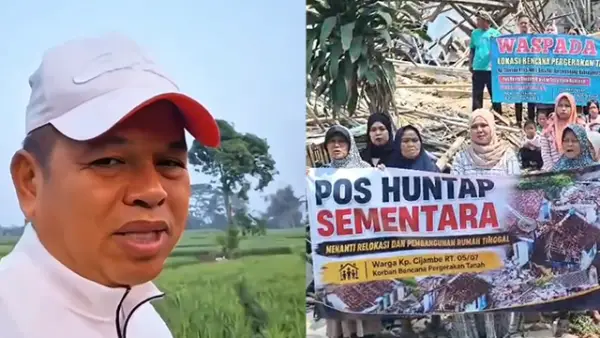Gubernur Jawa Barat Dedi Mulyadi siapkan bantuan untuk penyintas bencana pergerakan tanah Cijambe, Kabuparten Sukabumi. (Sumber : Instagram/@dedimulyadi71/Istimewa.)