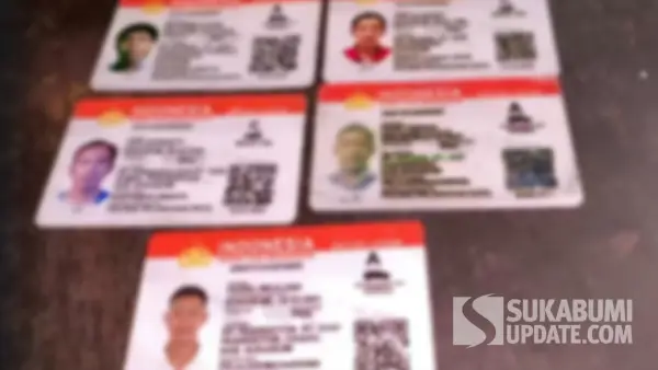 Penampakan SIM Palsu yang dicetak AS, pria di Bojonggenteng Sukabumi. (Sumber Foto: Istimewa)
