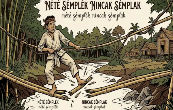 Ilustrasi Ai - Paribasa Sunda Nété semplék, nincak semplak memiliki makna mendalam dan mungkin banyak orang yang mengalaminya (Sumber : Ai Gemini)