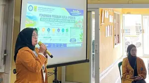 Lewat Program KKM 2026, Mahasiswa PGSD STKIP Bina Mutiara Sukabumi Kembangkan Digital Library Desa. (Sumber : Istimewa.)