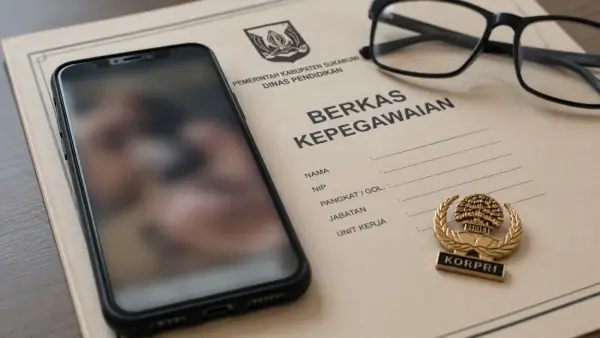 Ilustrasi. Disdik Kabupaten Sukabumi pastikan pemeriksaan disiplin berjalan dalam kasus dugaan Video Asusila oknum Guru SD di Kalibunder. (Sumber Foto: AI)